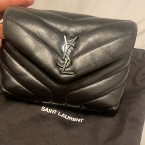 YSL Pouch monogramme Vitello piumotto